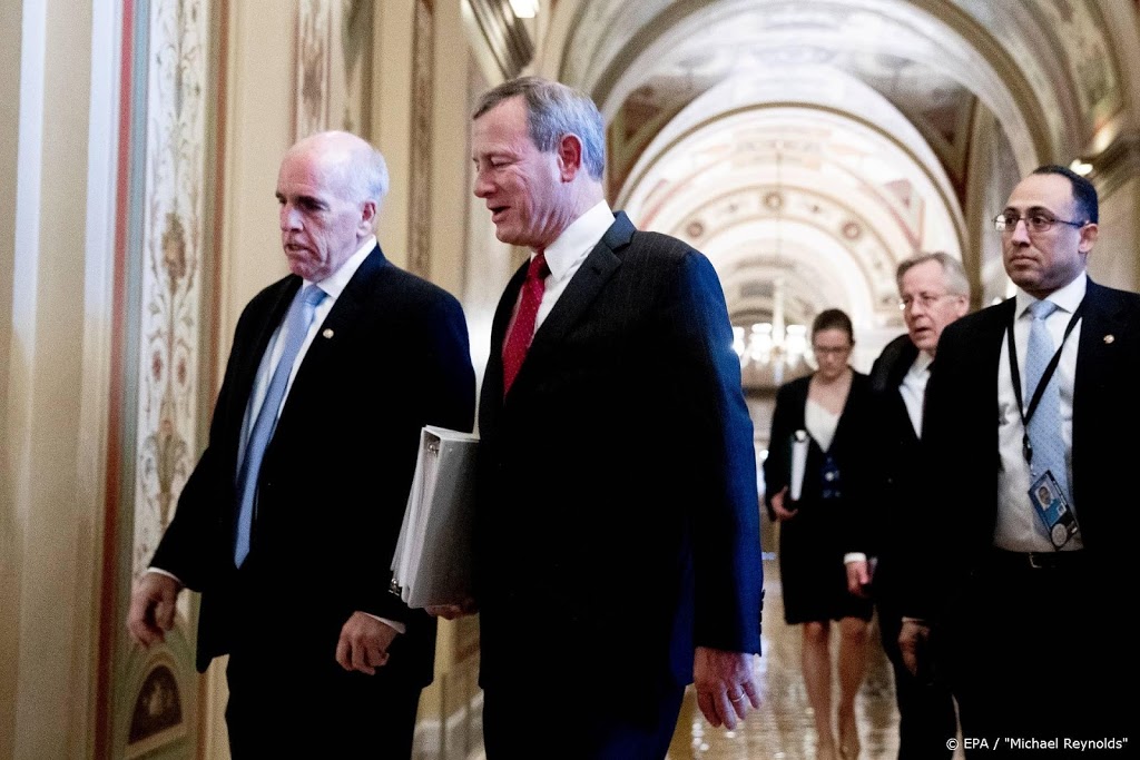 Senatoren leggen eed af voor afzettingsproces Trump
