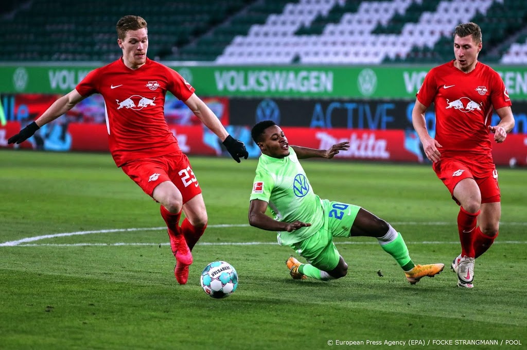 VfL Wolfsburg en RB Leipzig spelen gelijk: 2-2