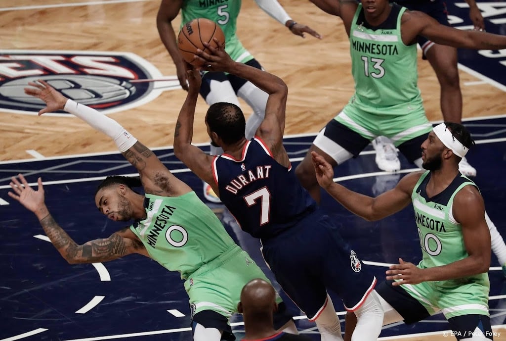 Basketballers Nets moeten vedette Durant missen door knieblessure