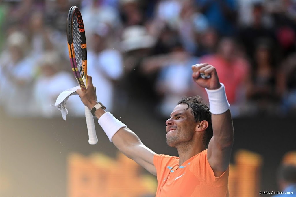 Nadal knokt zich in Melbourne in vier sets langs taaie Draper