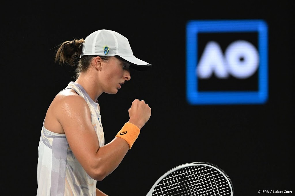 Tennisster Swiatek voorkomt overwerk op de Australian Open