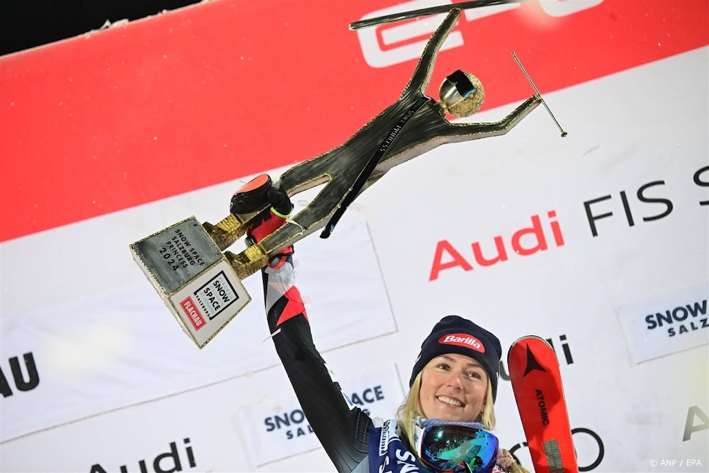 Skiester Shiffrin wint slalom in Flachau