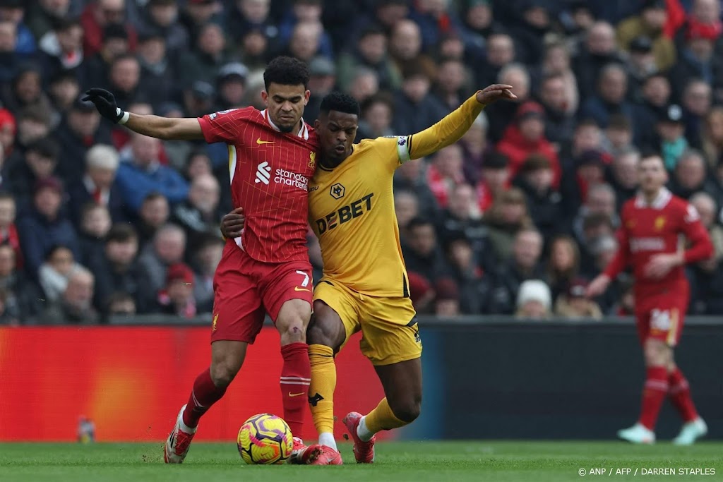 Koploper Liverpool boekt nipte zege op Wolverhampton Wanderers 