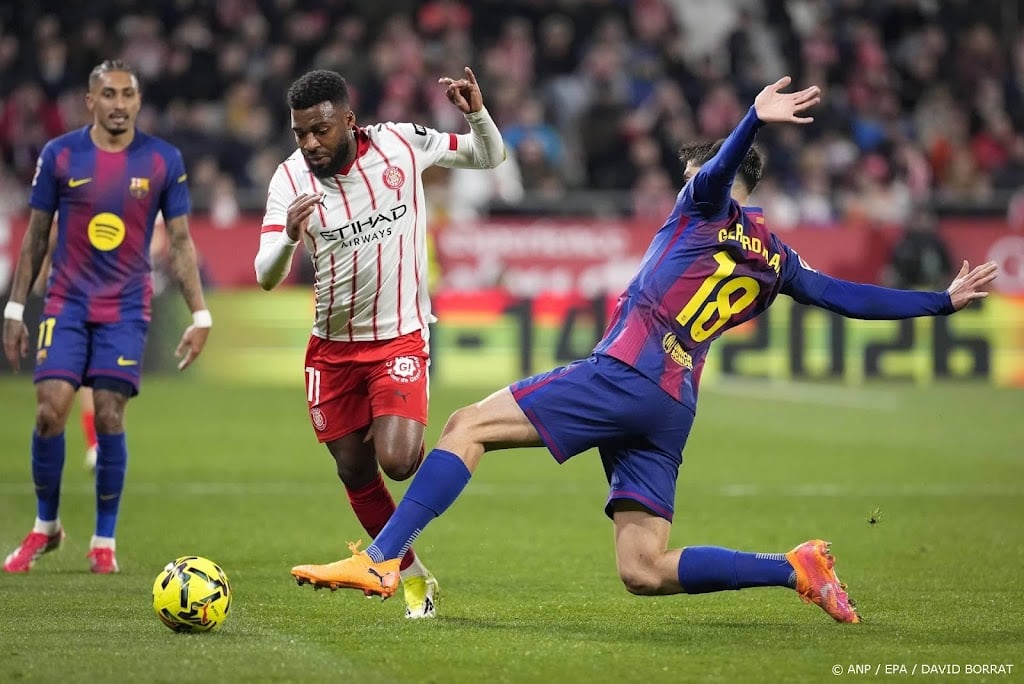 Barcelona raakt koppositie kwijt na nederlaag bij Girona