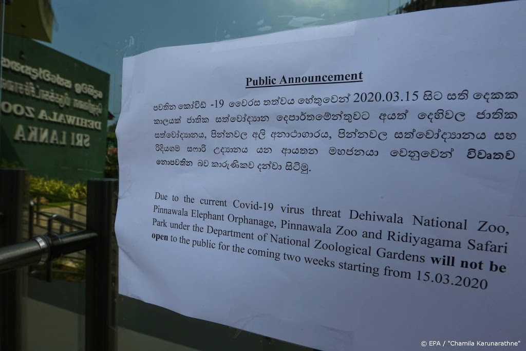 Nederlanders bij aankomst in Sri Lanka eerst in quarantaine