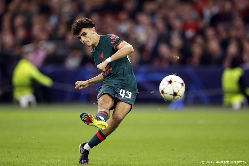 Liverpool rest van het seizoen zonder middenvelder Bajcetic