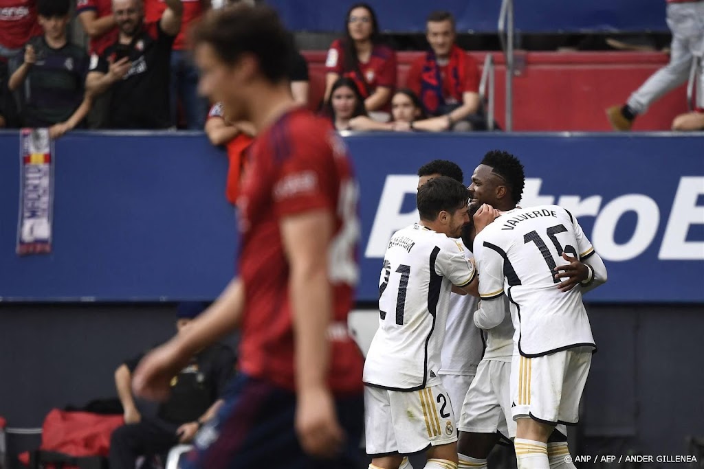 Vinícius Júnior helpt Real Madrid aan ruime uitzege op Osasuna