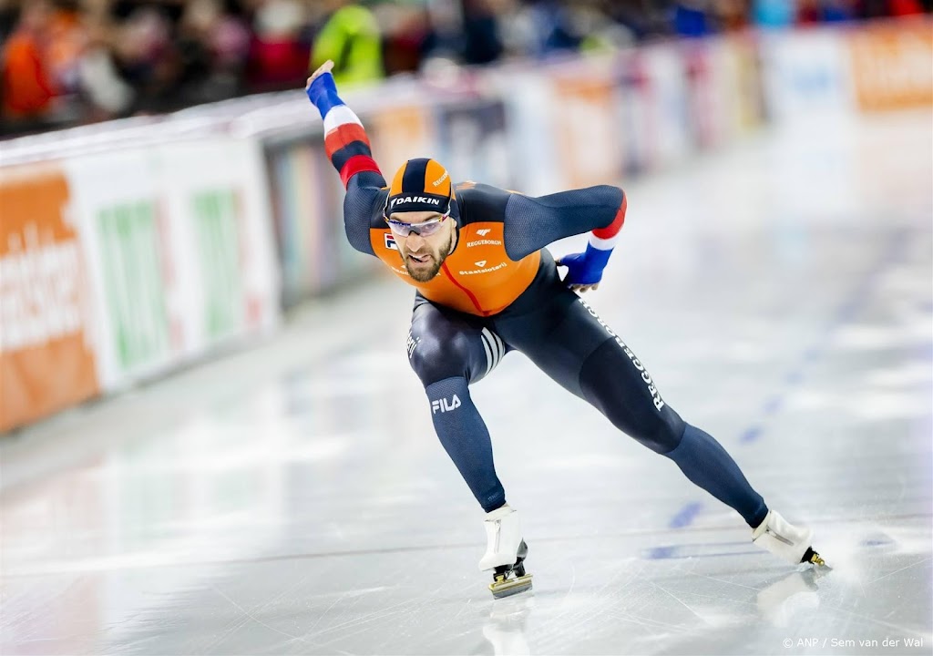 Nuis naast WK-podium op 1500 meter, Kongshaug wint voor Stolz