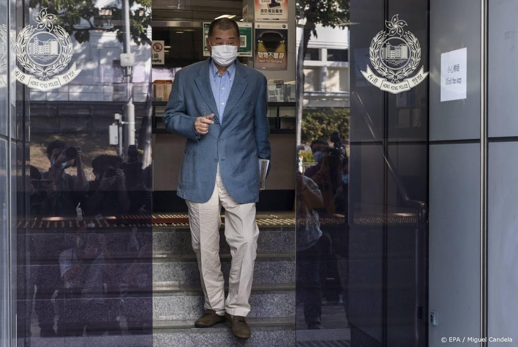 Mediamagnaat Jimmy Lai krijgt celstraf voor protesten Hongkong