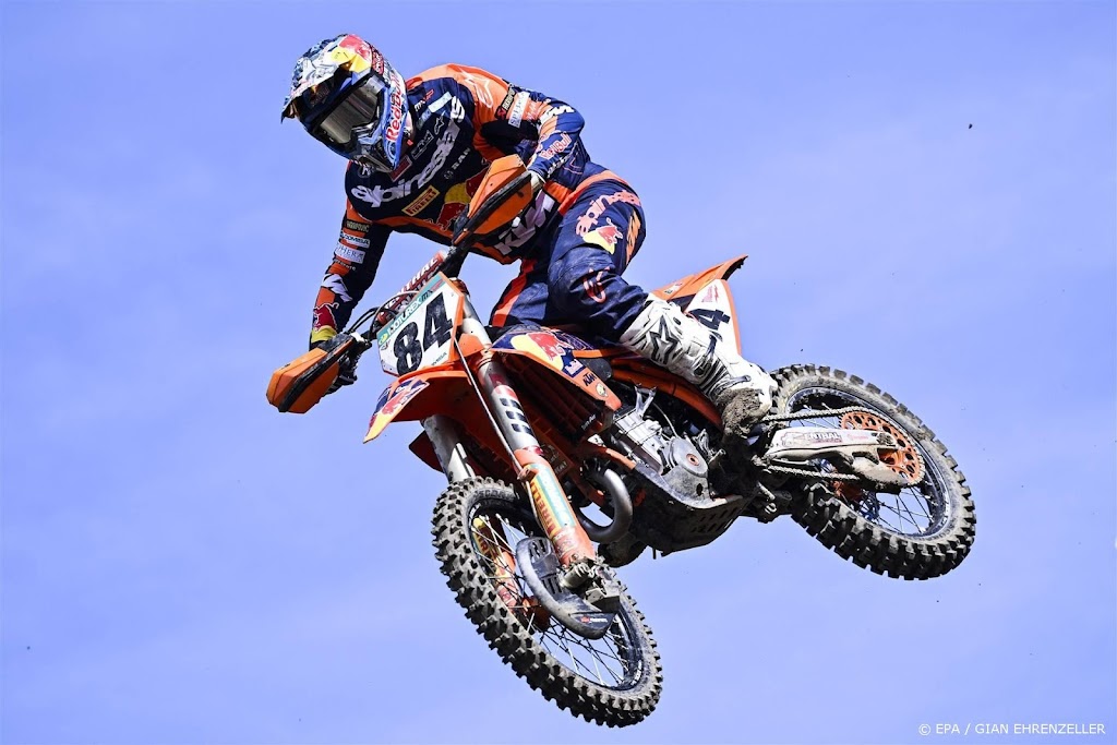 Motorcrosser Herlings wint tweede manche in GP Trentino