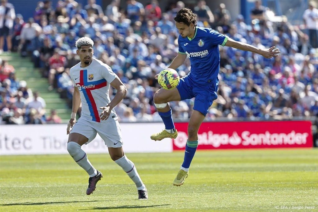 FC Barcelona komt ook tegen Getafe niet verder dan 0-0