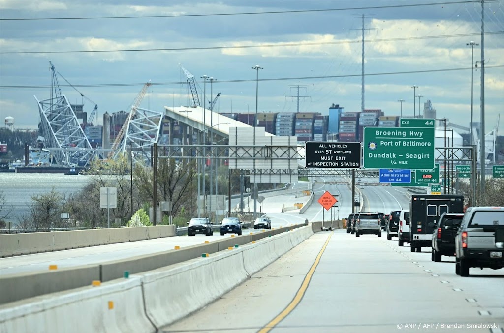 Vierde lichaam gevonden na instorten brug Baltimore
