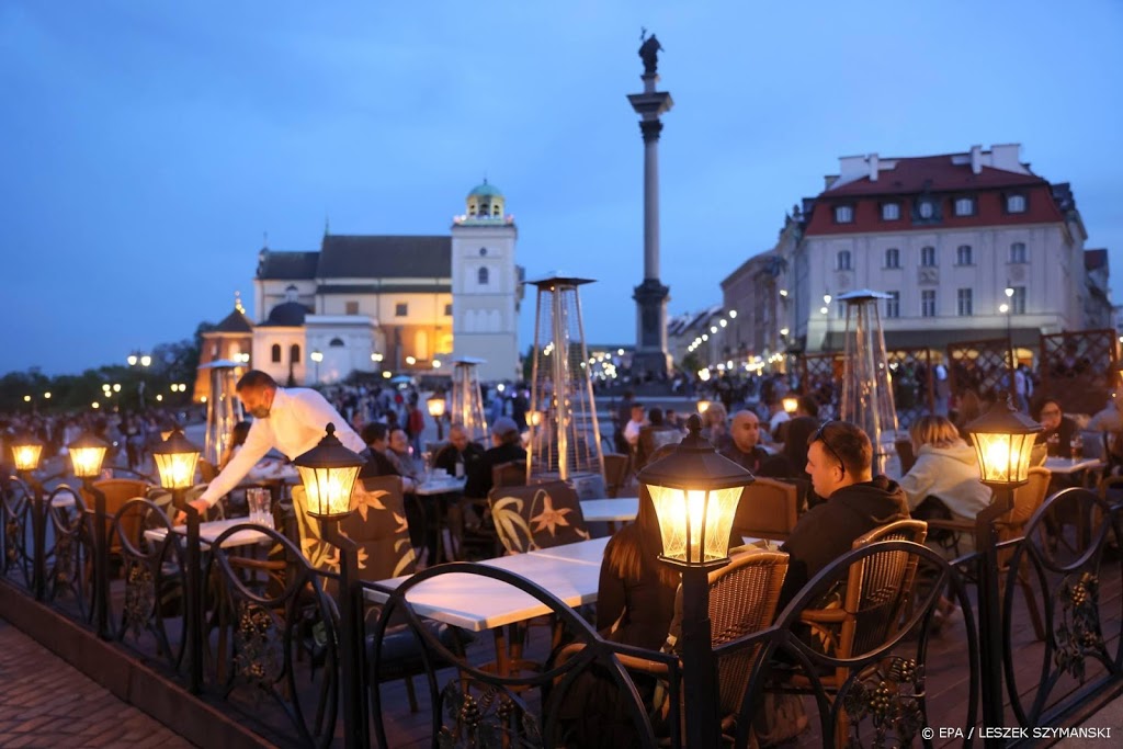 Terrassen in Polen na 6 maanden weer geopend 