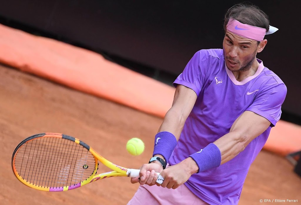 Nadal pakt ten koste van Djokovic zijn tiende titel in Rome