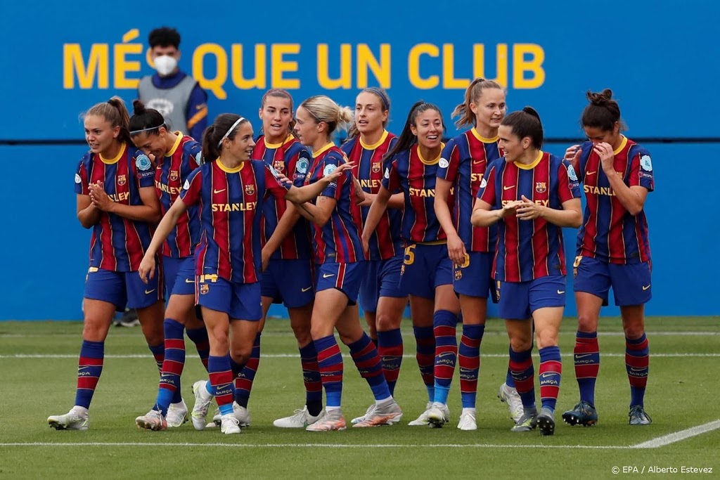 Voetbalster Martens wint met FC Barcelona Champions League