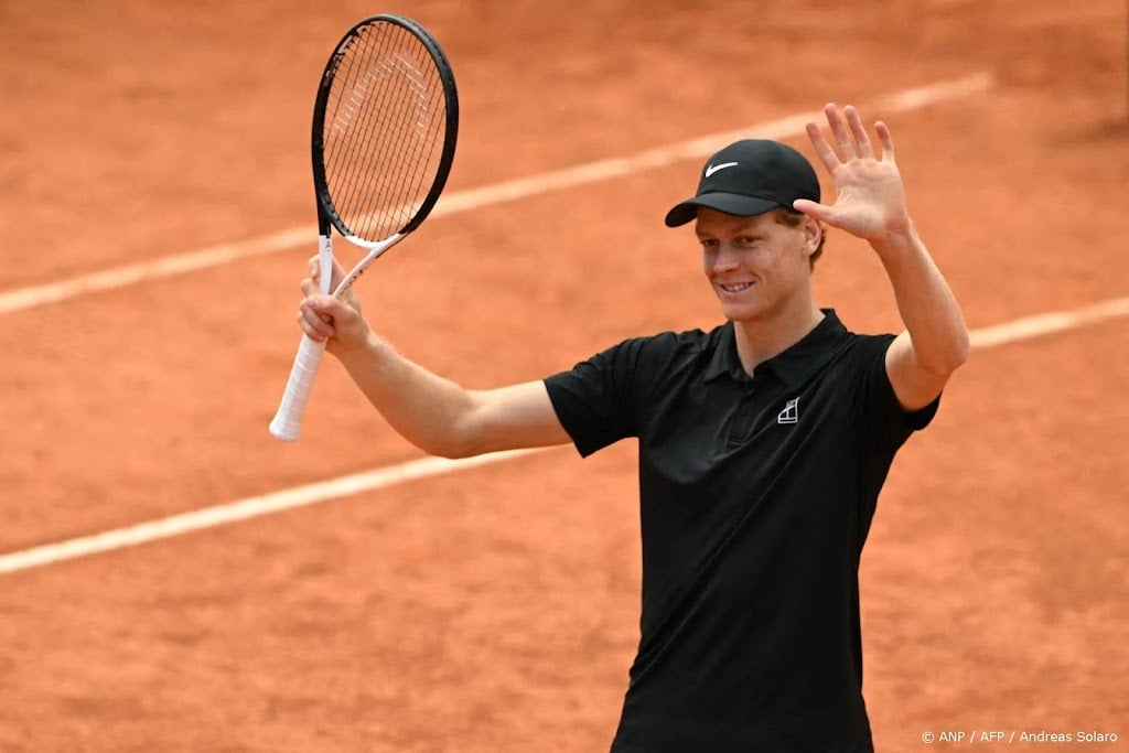 Tennisser Sinner naar finale masterstoernooi Rome 