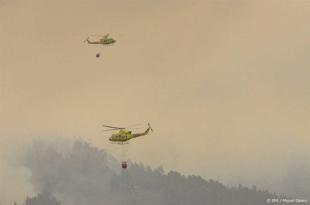 Bosbrand op Canarische Eilanden houdt aan