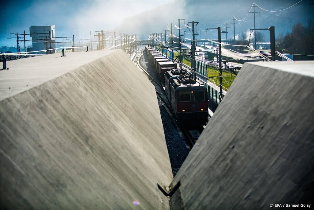 Gotthardtunnel volgende week weer open voor goederentreinen