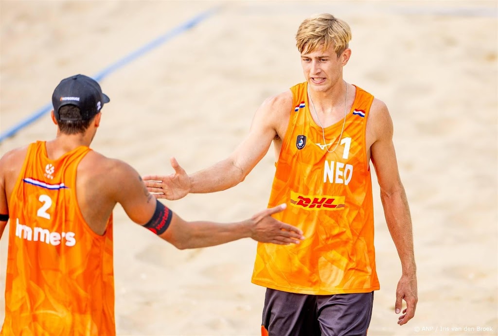 Immers en Van de Velde verslaan Brouwer en Meeuwsen op EK beach