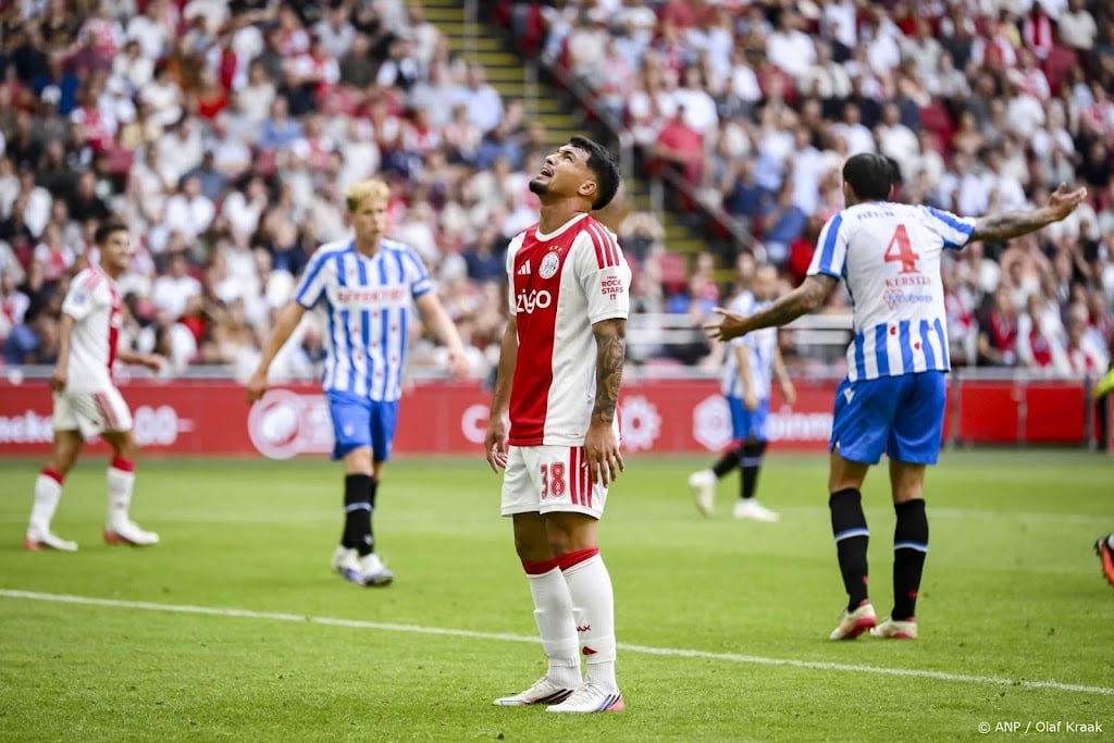 Ajax verspeelt voorsprong en punten tegen sc Heerenveen