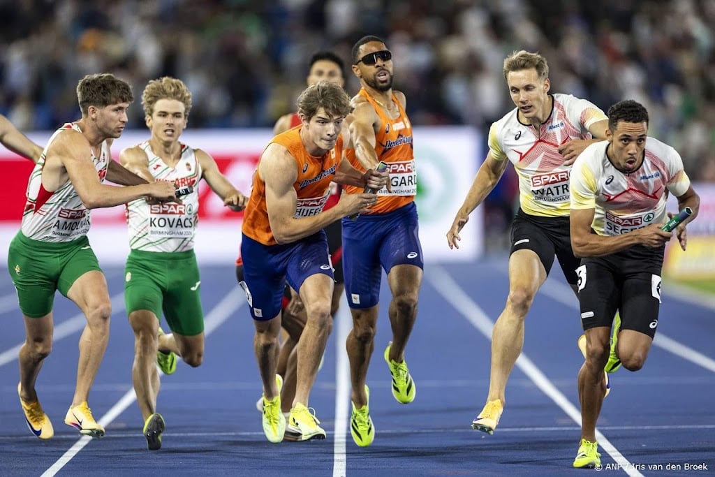 Phijffers loodst estafettemannen naar brons op 4x400 meter op EK