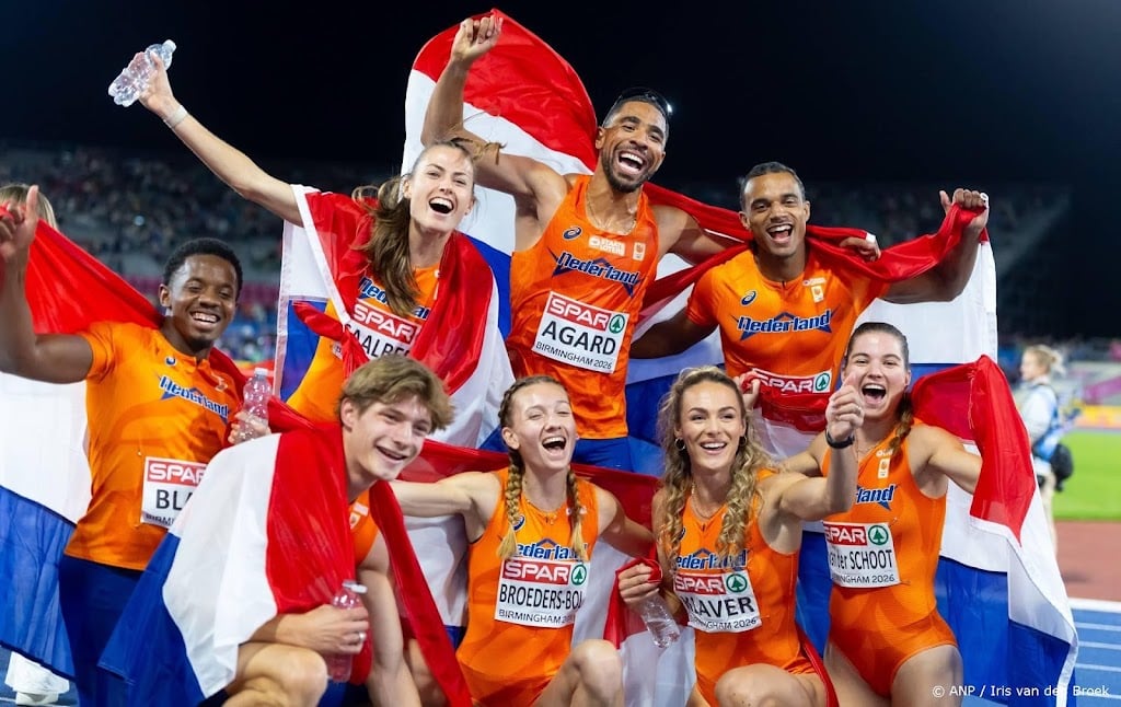 Nederlandse atletiekploeg beleeft met 14 medailles beste EK ooit
