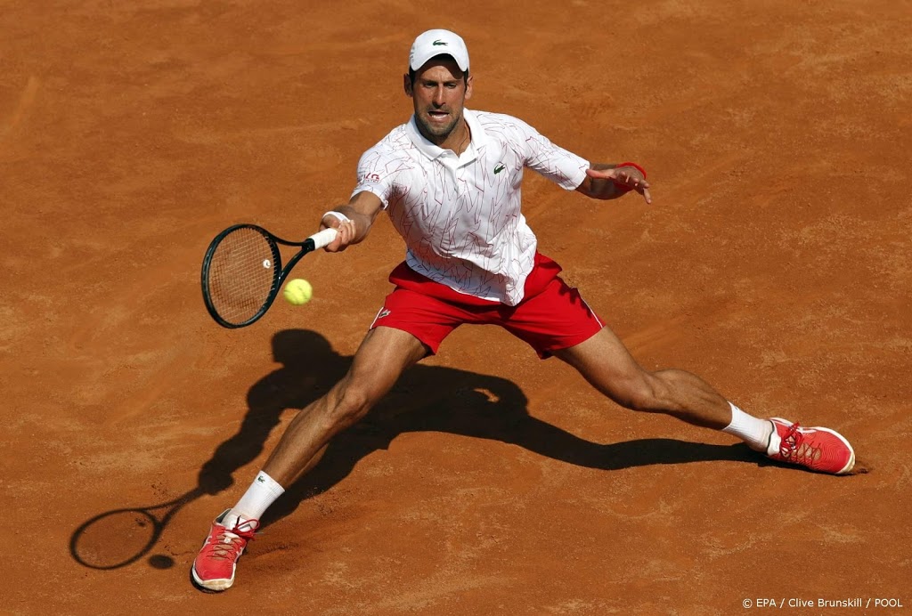 Tennisser Djokovic keert met zege terug op gravel in Rome