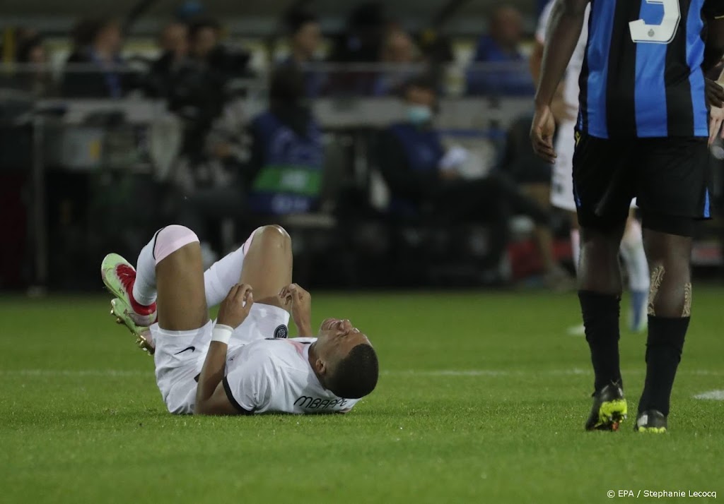 Zorgen bij Paris Saint-Germain om blessure Mbappé