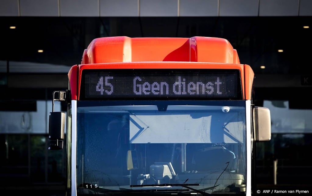 Landelijke staking streekvervoer met manifestatie in Den Haag 