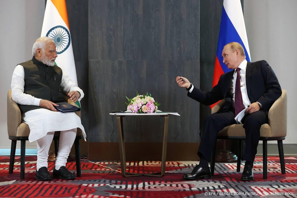 Poetin zegt zorgen India over conflict met Oekraïne te begrijpen