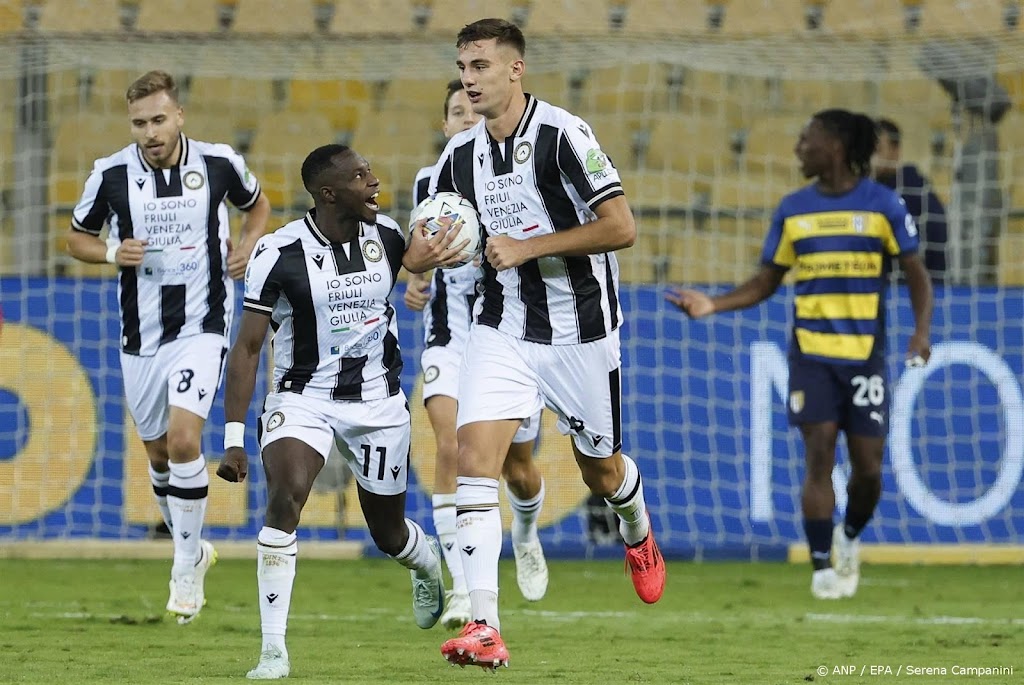 Udinese verovert koppositie Serie A door zege op Parma
