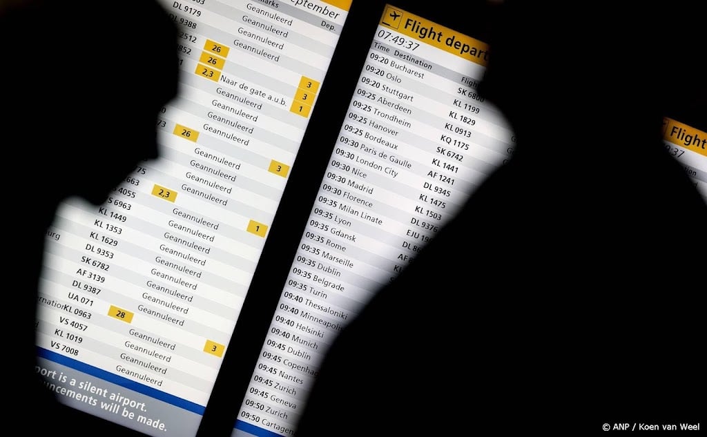 KLM schrapt woensdag zo'n 100 vluchten om staking grondpersoneel