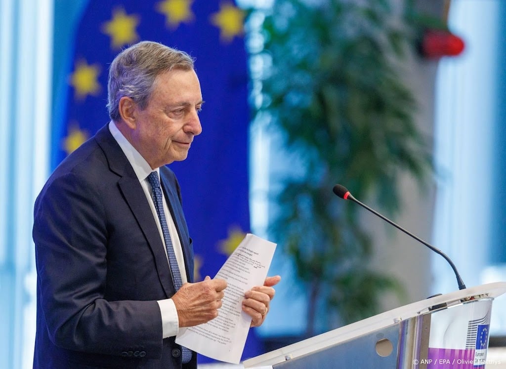 Draghi: EU blijft achter bij VS en China met hervorming economie