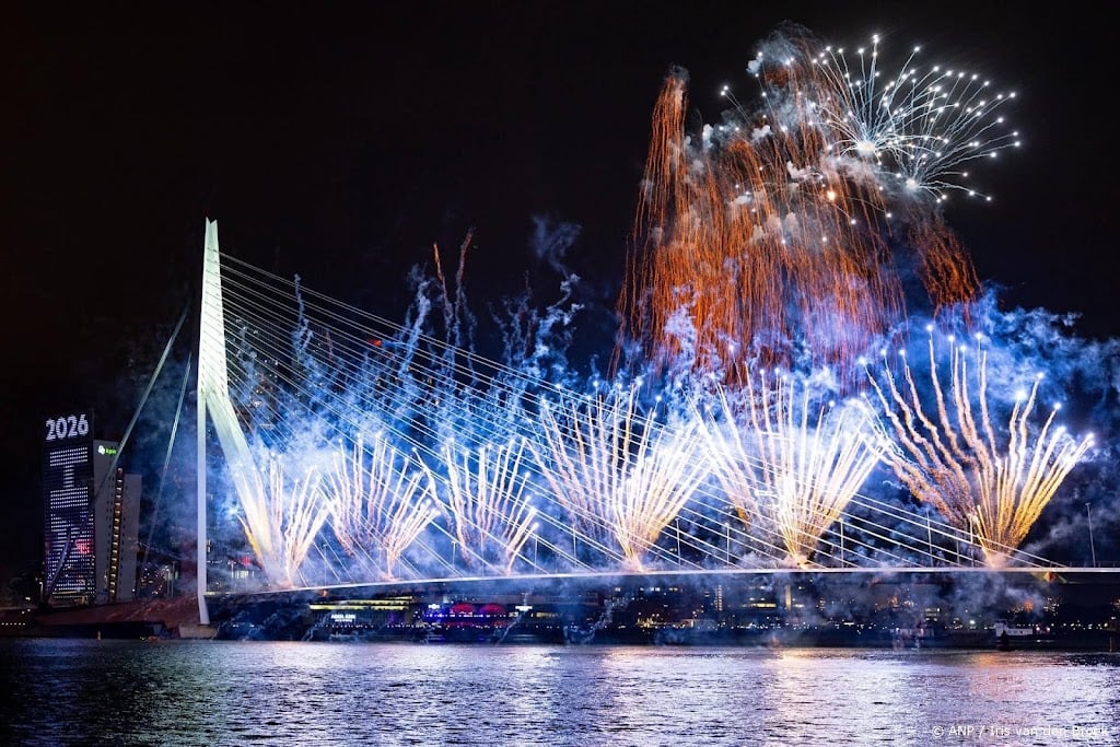 Komende jaarwisseling toch weer vuurwerkshow bij de Erasmusbrug