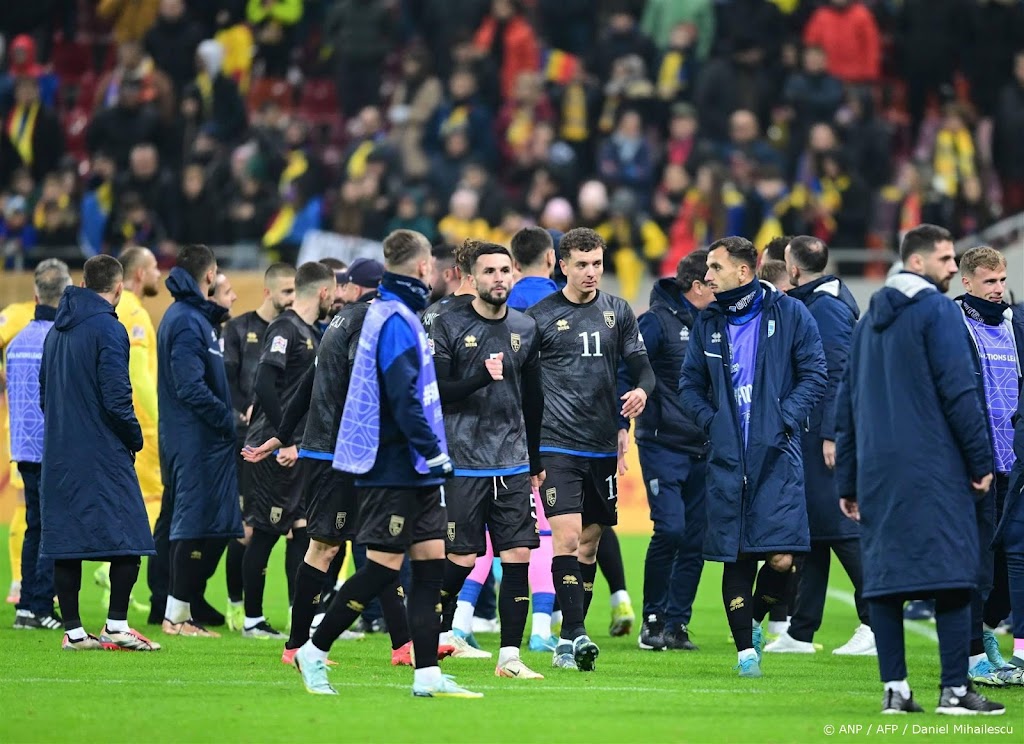 UEFA onderzoekt weglopen spelers Kosovo na Roemeense provocaties
