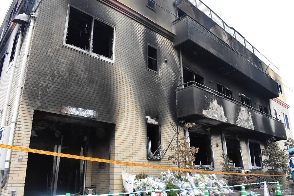 Japanner die animestudio in brand stak, aangeklaagd voor moord