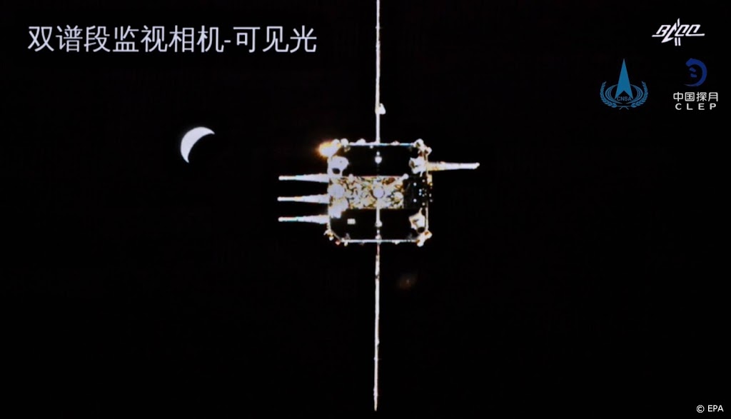Chinese sonde landt met stukjes maan op aarde