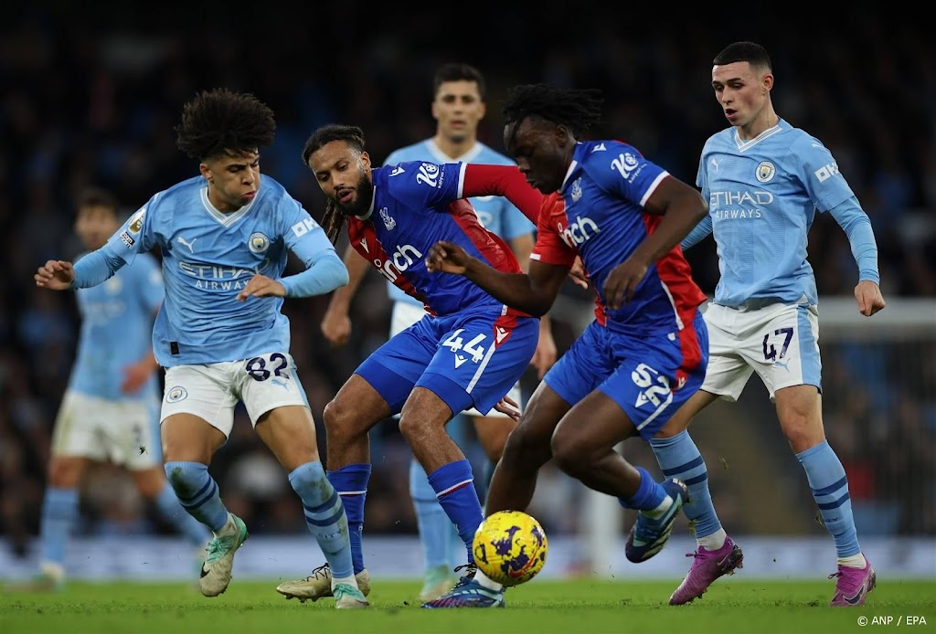 Manchester City geeft zege uit handen tegen Crystal Palace