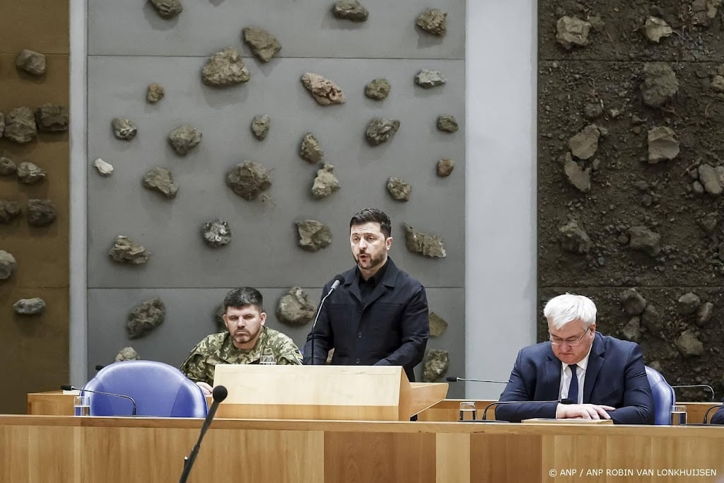 Zelensky pleit in Kamer voor rekenschap Russische oorlogsdaden