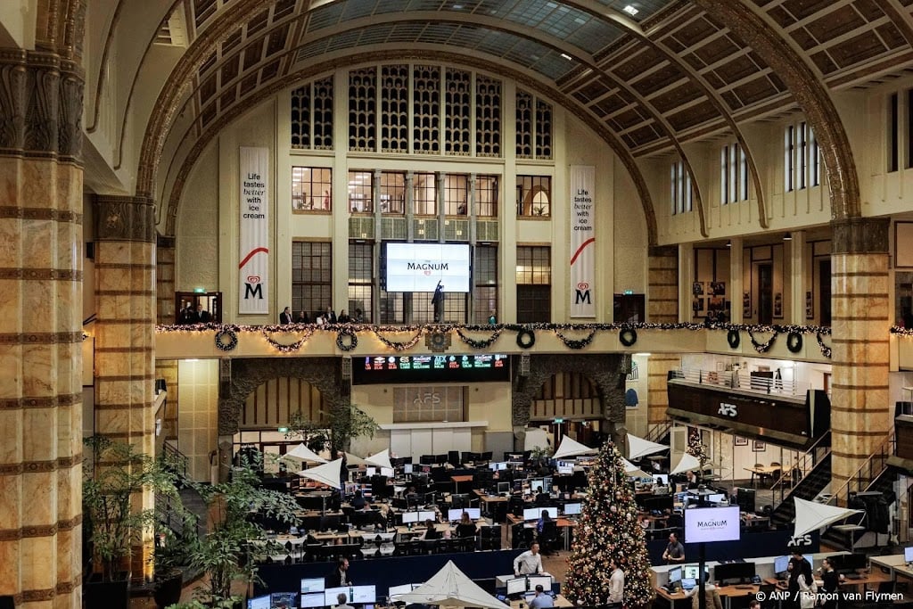 Beurzen lager door zorgen over economie VS, Magnum onderaan AEX 
