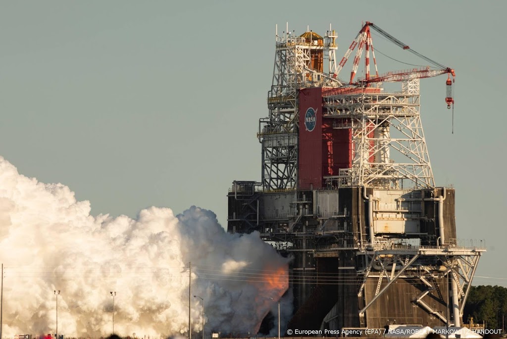 Test met megaraket voor NASA's maanmissies vroegtijdig afgebroken