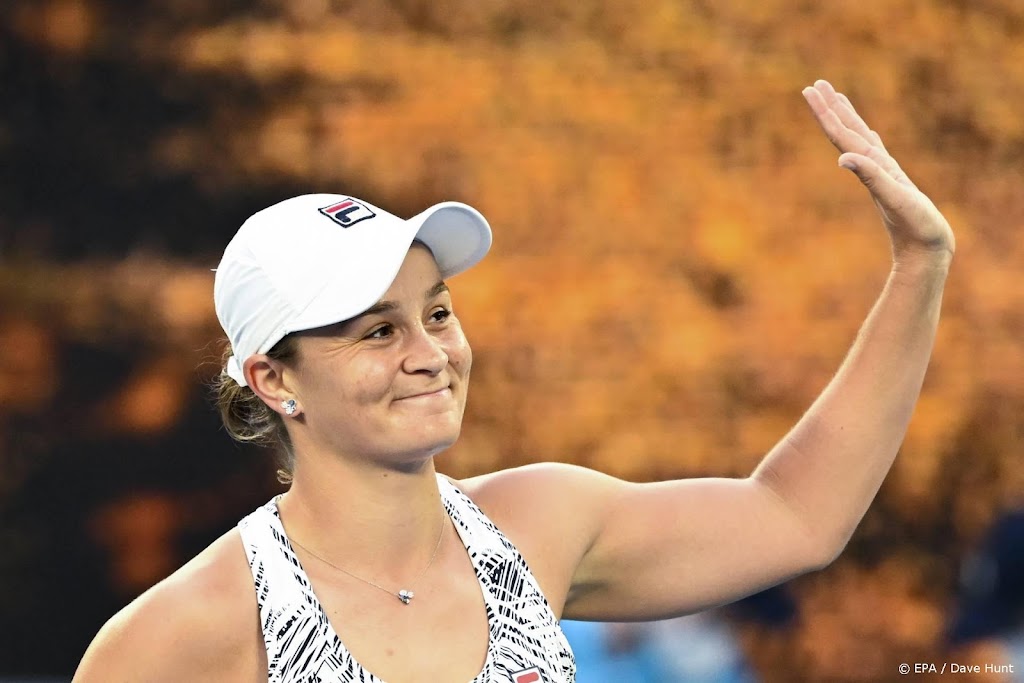 Favoriete Barty begint Australian Open met vlotte zege