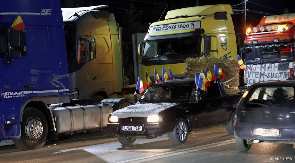 Roemeense boeren blokkeren grens Oekraïne tijdens grote protesten