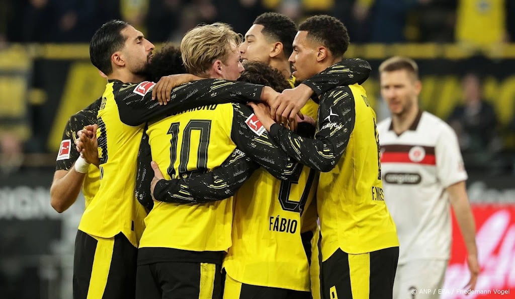 Dortmund boekt zwaarbevochten zege op hekkensluiter FC St. Pauli