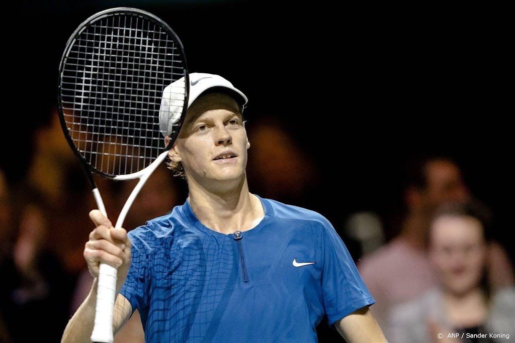 Winnaar Nederlands tennisduel treft Sinner in halve finale Ahoy