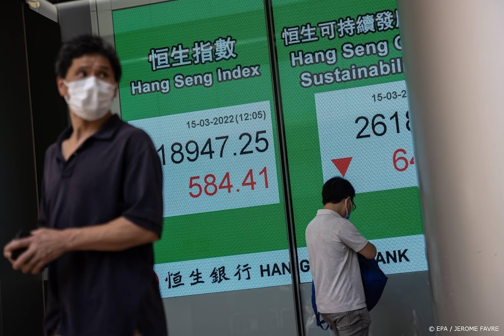 Beurs in Hongkong ruim 6 procent omhoog