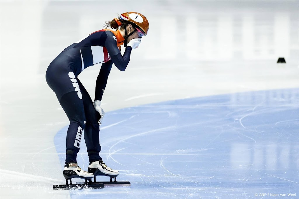 Oranje-shorttrackers voor het eerst sinds 2018 zonder goud op WK