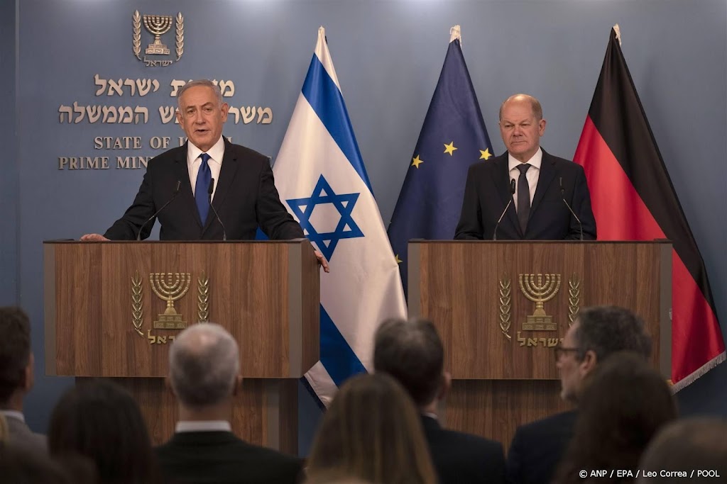 Scholz dringt bij Netanyahu aan op langdurige wapenstilstand Gaza
