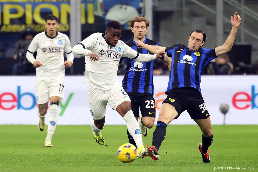 Internazionale blijft steken op gelijkspel tegen Napoli