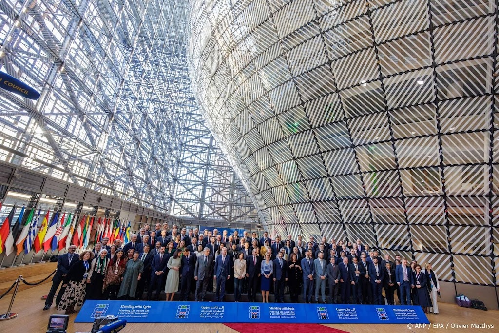 EU-donorconferentie Syrië brengt krappe 6 miljard euro op  